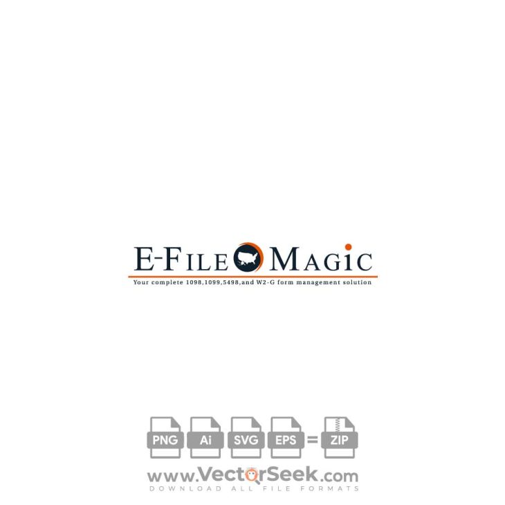 E File Magic Logo Vector