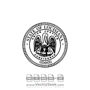 La. State Seal Logo Vector
