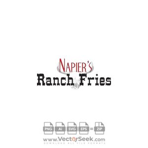 Napier's Ranch Fries Logo Vector