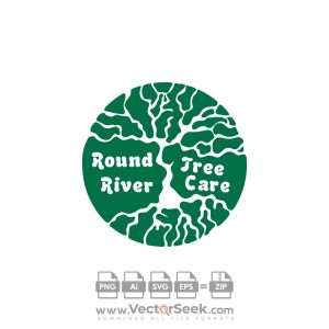 Round River Tree Care Logo Vector