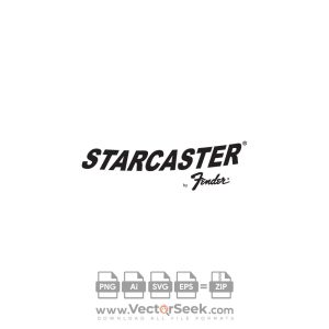 Starcaster by Fender Logo Vector