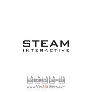 Steam Interactive Logo Vector