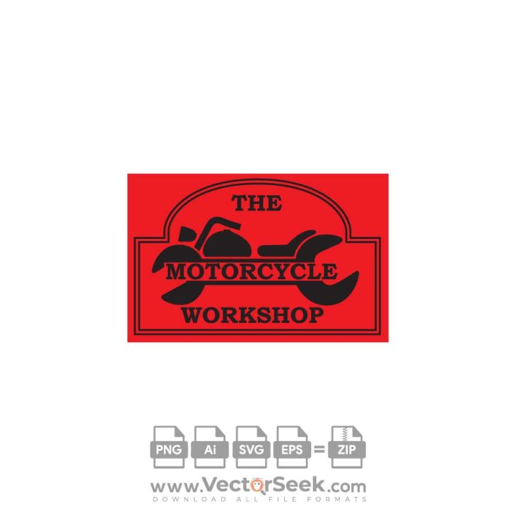 The Motorcycle Workshop Logo Vector