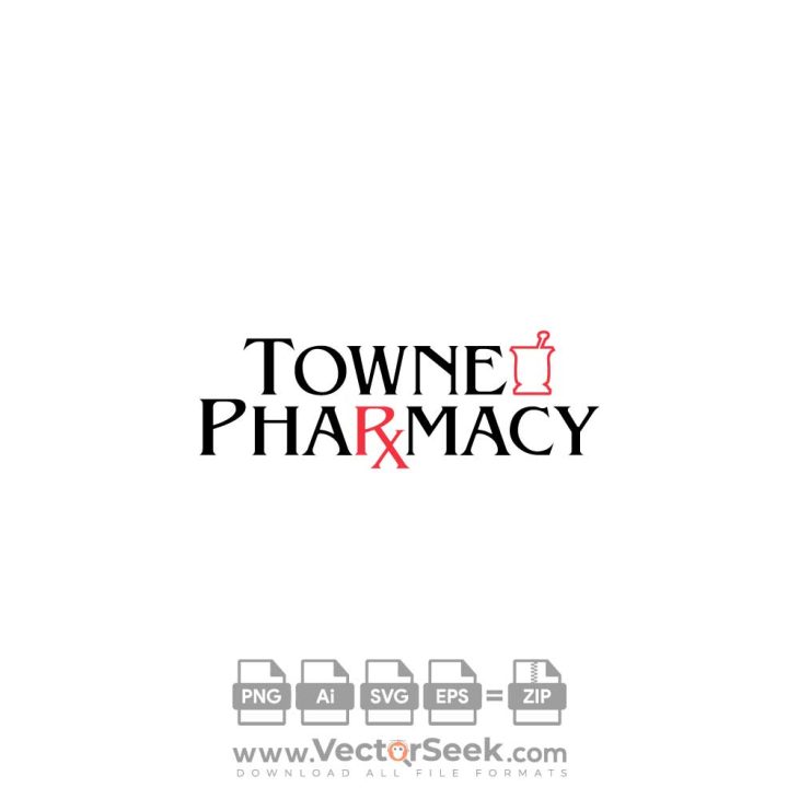Towne Pharmacy Logo Vector