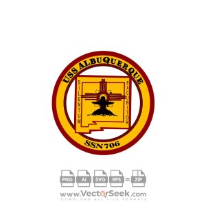 USS Albuquerque Logo Vector