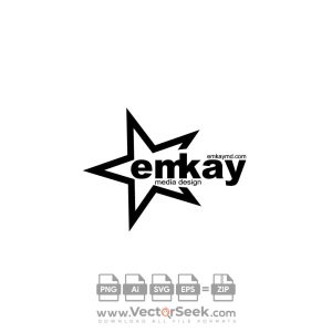 emkay media design Logo Vector