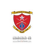 1st Battalion 5th Marine Regiment USMC Logo Vector