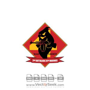2nd Battalion 24th Marine Regiment USMCR Logo Vector