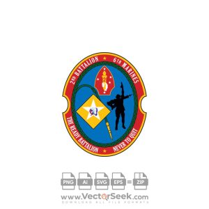 2nd Battalion 6th Marine Regiment USMC Logo Vector