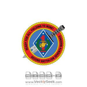 2nd Battalion 7th Marine Regiment USMC Logo Vector