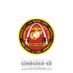 3rd Battalion 24th Marine Regiment USMCR Logo Vector