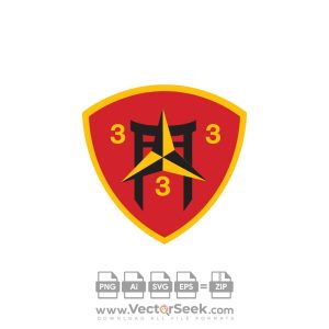 3rd Battalion 3rd Marine Regimet USMC Logo Vector
