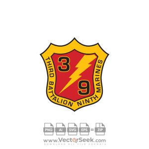 3rd Battalion 9TH Marine Regimet USMC Logo Vector