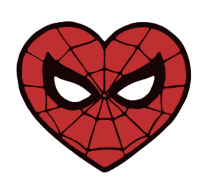 vectorseek Spiderman Heart Logo