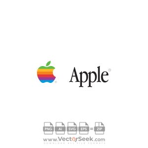 Apple 1997 Text Logo Vector