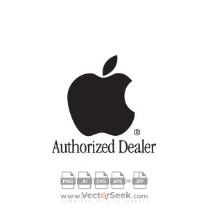 Apple Authorized Dealer Logo Vector