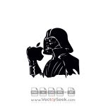 Apple darth vader Logo Vector