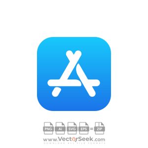 Apple iOS App Store Logo Vector 01