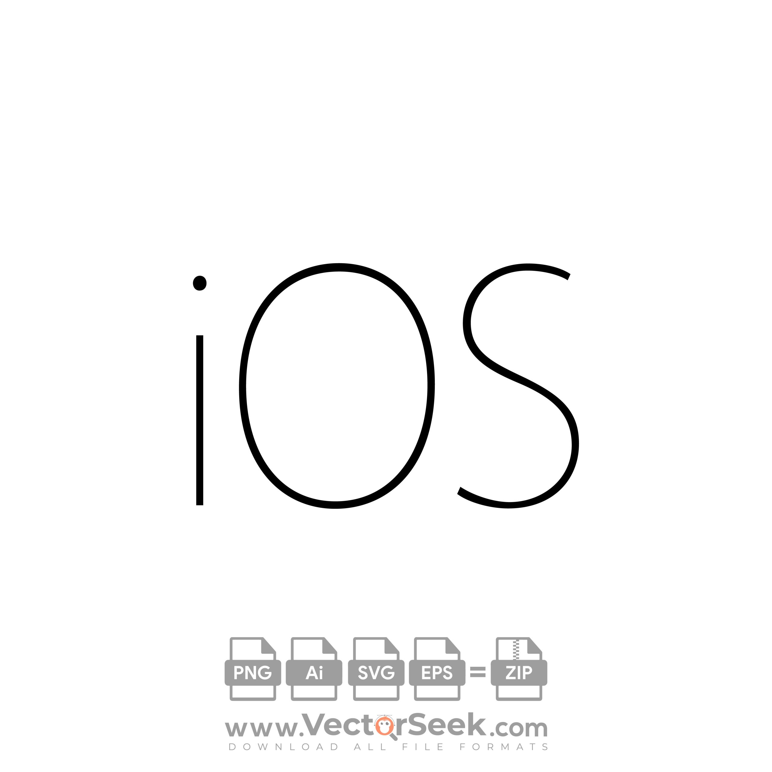 Apple iOS Logo Vector - (.Ai .PNG .SVG .EPS Free Download)