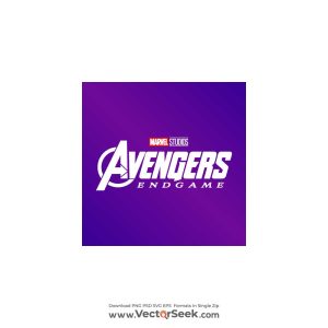 Avengers   Endgame with Gradient Background Logo Vector