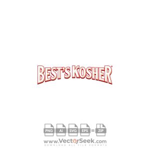 Bests Kosher Logo Vector