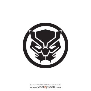 Black Panther Icon Logo Vector