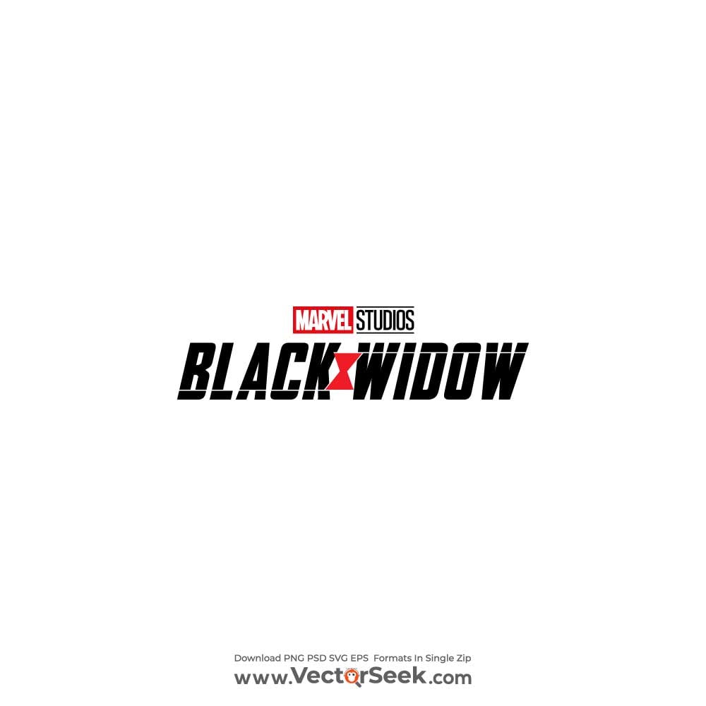 black widow marvel logo