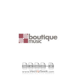 Boutique Music Logo Vector