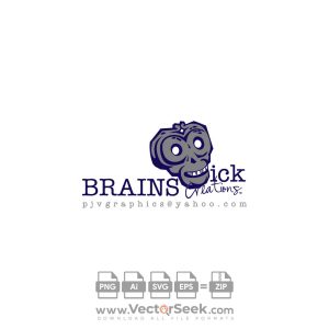 Brainsick Creations Logo Vector