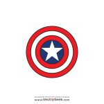 Captain America Shield Logo Vector