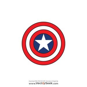 Captain America Shield Logo Vector