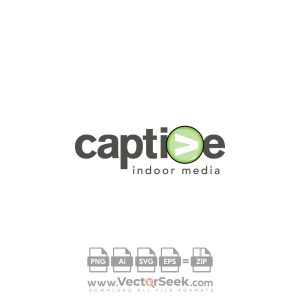 Captive Indoor Media Logo Vector