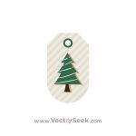 Christmas Gift Tag Christmas Tree