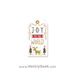 Christmas Joy Gift Tag