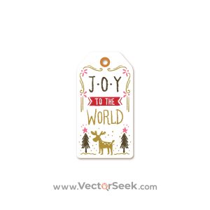 Christmas Joy Gift Tag