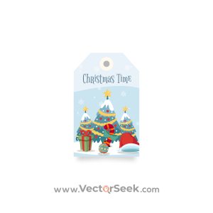 Christmas Time Gift Tag