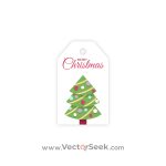 Christmas Tree Gift Tag