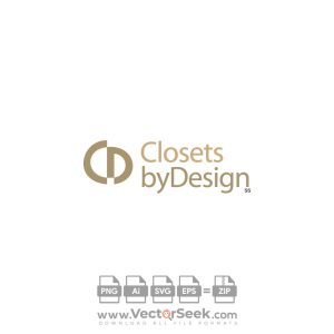 Closets by Design Logo Vector