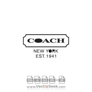 Coach New York Logo Vector
