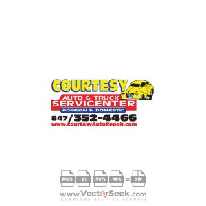 Courtesy Auto & Truck Logo Vector