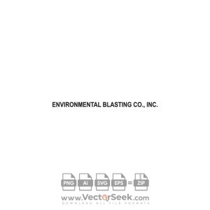 Environmental blasting Logo Vector