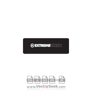 Extreme Music Logo Vector