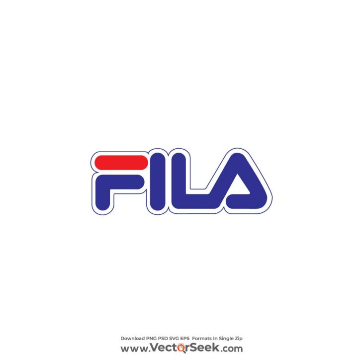 FILA With Outline Logo Vector