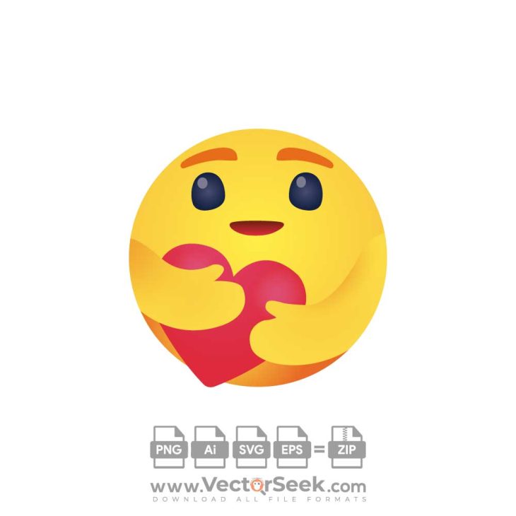 Facebook Reaction Care Logo Vector