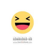 Facebook Reaction Haha Logo Vector