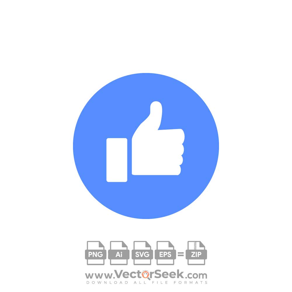 Facebook Reaction Like Logo Vector