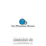 Free Wheelchair Mission Logo Vector