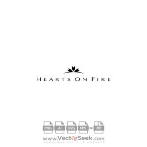Hearts on Fire Logo Vector