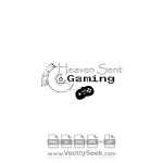 Heaven Sent Gaming Logo Vector