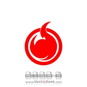 Hell Girl Fire Symbol Logo Vector